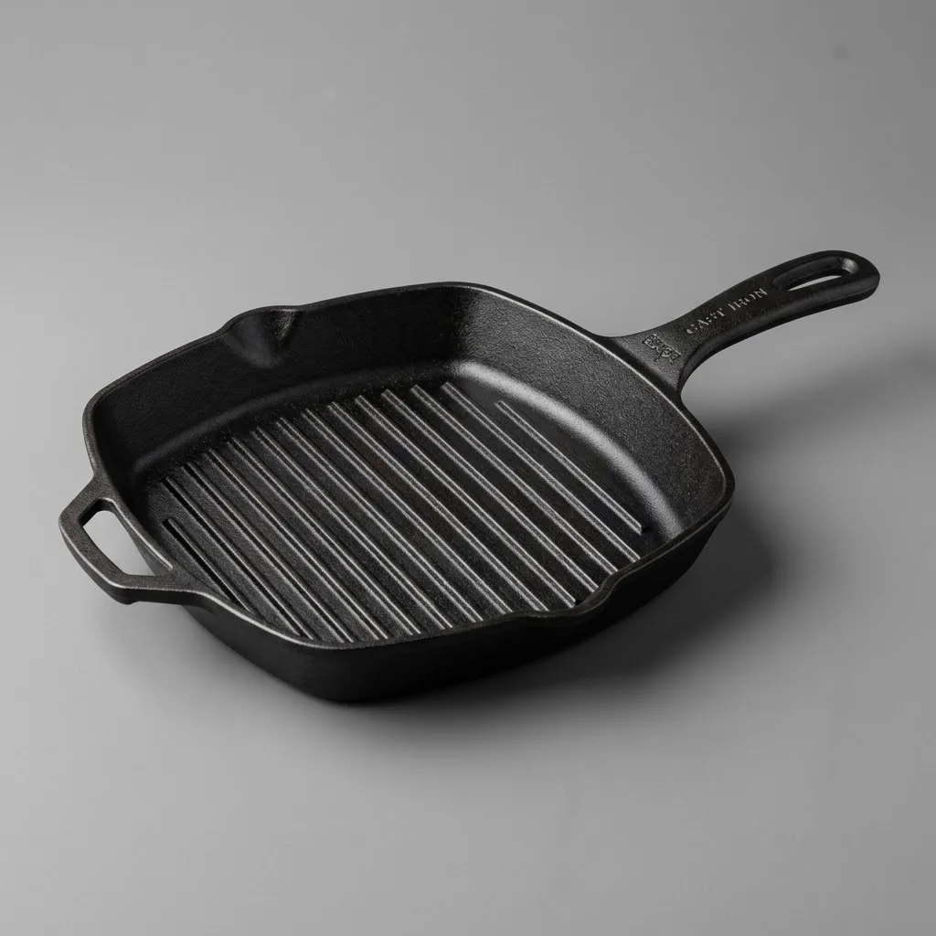 Cast Iron Grill Pan 27cm